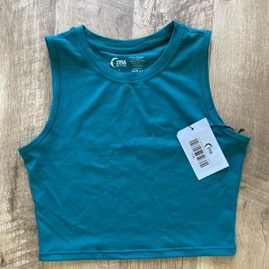 NWT ZYIA High-Neck Stronger Tank {Green}